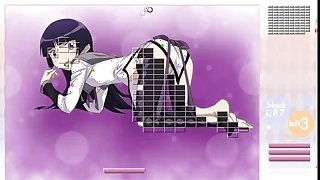 Kuroneko Strip Arkanoid gameplay
